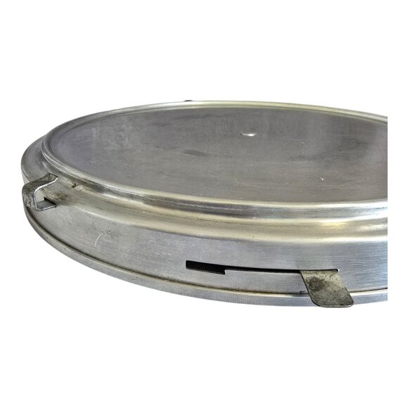 Vintage MIRRO Aluminum Cake Carrier Saver #2002KM w/ Locking Lid & Handle - Picture 7 of 10